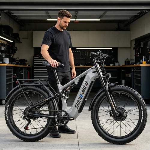 Dual motor electric bike - electric, 26"