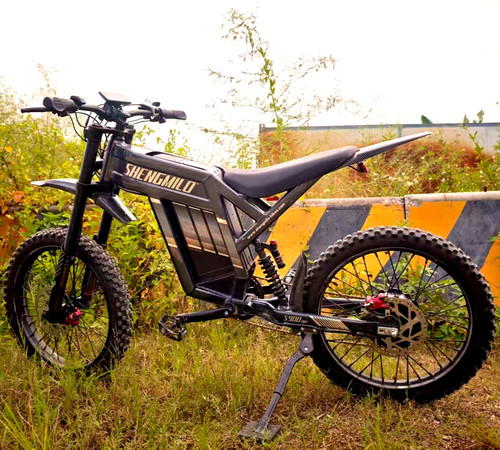 Powerful mountain bike - powerful, e-mountain